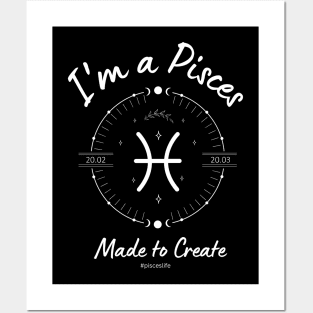 I'm a Pisces made to create Posters and Art